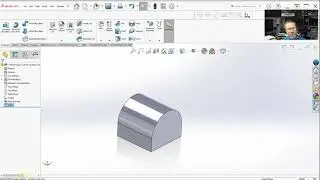 SolidWorks: Fillet Basics - Full Round Fillet (Section 8-4)