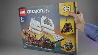 Lego 31109 Creator 3w1 Statek piracki - speed build
