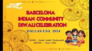 Anjali Anjali Pushpanjali Song | Barcelona Indian Community Dewali Celebration 2024 | Dallas