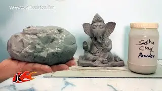 Eco friendly Ganesha clay making  | How to make | JK Arts 1734