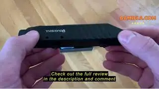 Review WIAONE TOUGHSOUL Tactical Flashlight 1450 Lumen Picatinny Rail MLOK Mounted with Momentary St