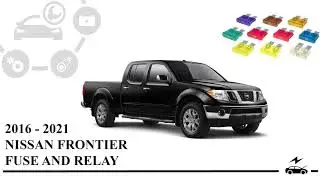 Fuse box diagram Nissan Frontier 2016 - 2021 relay with assignment and location