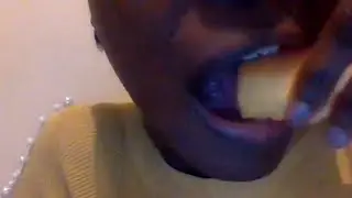 Frozen Sponge Chewing - Yellow and Pink. #asmr #asmrsounds