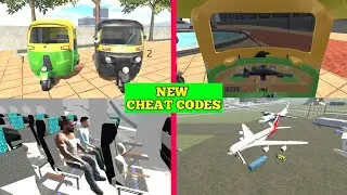 New Auto Rickshaw Cheat Code New Aeroplane Cheat Code || Indian Bike Driving 3D New Update