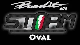 Storm (Mivv) Oval | Bandit 600 | avec chicane! | Exhaust | Fly-by