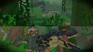 Minecraft Torvosaurus Encounters (The Dawn Era Mod) (Deadly Encounters)