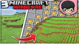 I Built a MASSIVE Automatic Farm in Minecraft Hardcore!
