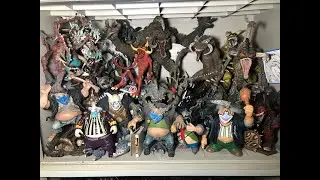 spawn clown, violator, maleboglia figure collection