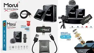 Vlogging Best Budget Premium Wireless Microphone 2025|Morui GM-X10 Wireless| Microphone GM X10 Morui