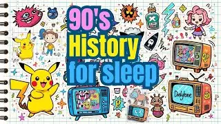 90's History For Sleep | How It Was Watching Cartoons in the 90s? | Nostalgia