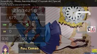 osu! | MY FIRST 700pp | HoneyWorks - Miraizu +HDDT FC (8.03⭐) #6