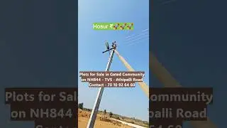 Investment Plots for Sale at Hosur#realestate #investment #plotsforsale #gatedcommunity