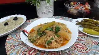 بكبوكة باللفت و الكرمبيط التقليدية مع امثال جزائرية..Bekbouka aux navets et choux traditionnelle