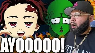 Piccolo vs Tanjiro RAP BATTLE! - Reaction