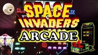 SPACE INVADERS FRENZY at Dave & Busters Arcade Action Game Play Retro Classic Fun