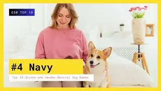 Top 10 Unisex & Gender‑Neutral Dog Names 2025 | Best Pet Name Ideas 🎈🐶 #DogNames2025 #esbtop10