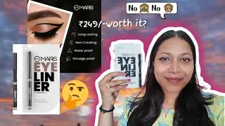 💫MARS Pen eyeliner💸 ₹249 Worth it Hai Ya Nahi???| Review | Affordable | #youtube