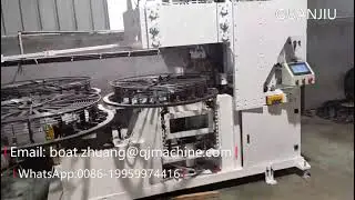 New Development Three Station Fan Guard Automatic Welding Machine for Customer Training