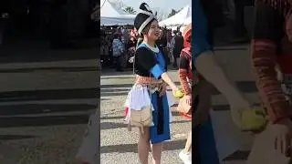 Hmoob Sev Plooj #2 - 2024 Hmong New Year #shorts  #hmongnewyear #hmongclothes