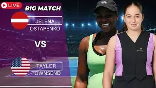 WTA LIVE JELENA OSTAPENKO VS TAYLOR TOWNSEND WTA MONTREAL 2024 TENNIS PREVIEW STREAM