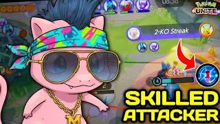 Mew is the most Skilled Attacker in Pokemon Unite 😲 Pokemon Unite 