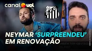 SANTOS SE SURPREENDEU COM NEYMAR TOPANDO CONTRATO AT&Eacute; FIM DE 2026, CONTA MUSETTI