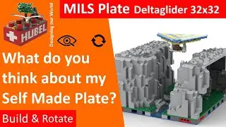 What do you think about? (Plate with Deltaglider 32x32)(3D Rendered, Build, Rotate)
