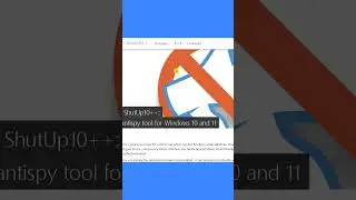 Top Privacy Tips for Windows 10 and 11 with O&O ShutUp10++Computer, Tricks 6  #computertips
