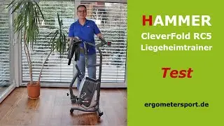 Liegeheimtrainer Test: Hammer CleverFold RC5 [2020] #ergometertest