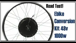 E-Bike Conversion Kit Test Drive ( 48v, 1000w, 29er )