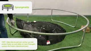Anleitung-Video Etan Hi-Flyer Trampoline Sprungmatte Rund
