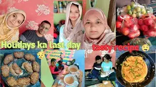 Maykai wali recipe 🤤 banai hyderabadi wife husband 🫶 busy routine || daily vlog ||