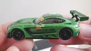 Tarmac Works Mercedes AMG GT3 1/64 | #Macau1 FIA GT Macau 2016, Miniscale, Diecast, Review, Unboxing