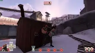 Team Fortress 2 Classic геймплей за пулемётчика