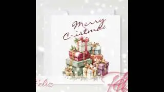 Festive Christmas Gift Boxes Artwork Cards
