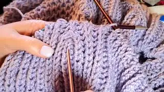 Patent Abnahmen Stricken: Zentriert, variabel mit Mittelmasche oben 😊