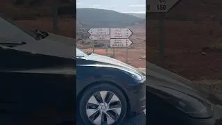 Tesla in Morocco #shorts #tesla #roadtrip #beautiful #adventure