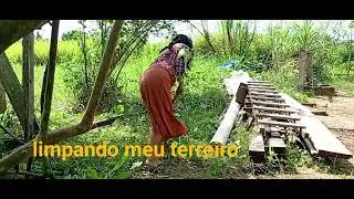 Limpando meu terreiro 