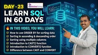 23 SQL Server   Sorting and Cast and Convert Functions