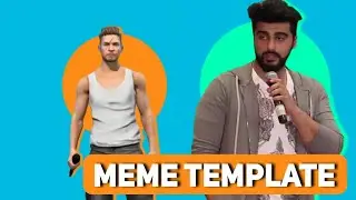 Arjun Kapoor &times; free fire Green Screen Meme template