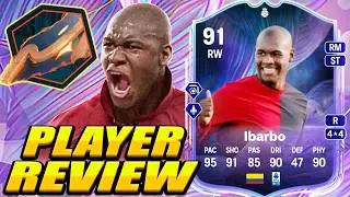 He IS AN ABSOLUTE SPEED DEMON&hellip; ⚡🔥 91 Fantasy Hero Ibarbo SBC Review! 91 Ibarbo Player Review!