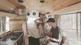 SKOOLIE CONVERSION | Australian musician couple performs in their converted school bus.