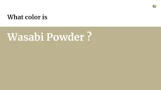 Wasabi Powder color #bdb38f hex color - Green color - Cool color bdb38f