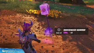 Collect a Shockwave Hammer Location (High Spawn Rate) - Fortnite