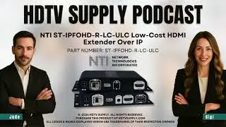 NTI ST-IPFOHD-R-LC-ULC Low-Cost HDMI Extender Over IP