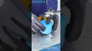 MINOVA Foam Cutter (Hot Wire Foam Cutting Table ) #asmr #satisfyingvideo #hotwire #minovatool