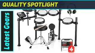 Donner DED-200: The Ultimate Quiet Practice Electric Drum Kit!