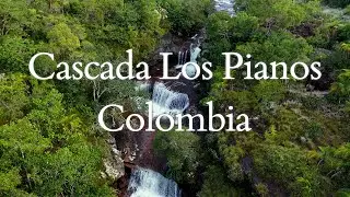 Cascada Los Pianos, Chile in 4K Drone | Aerial View of Waterfall, Forest & Mountain Landscape