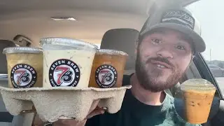 7 Brew Heatwave Energy, Sunny 7 Green Tea, Orange Cream Latte, and Banana Bread Blondie Review
