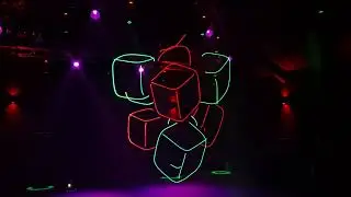 Lasercube mk2 visuals with laseros software